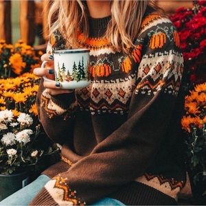 Kiel James Patrick women’s version - Viral Pumpkin Sweater S